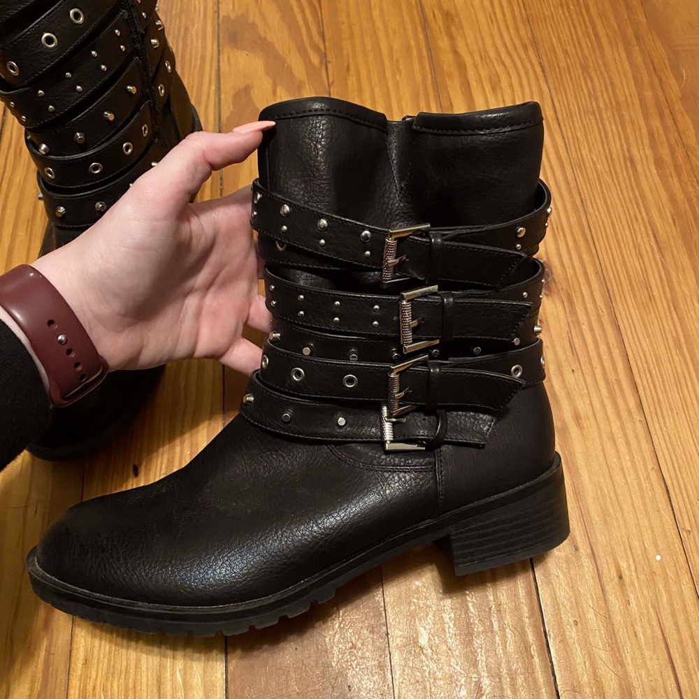 Black boots